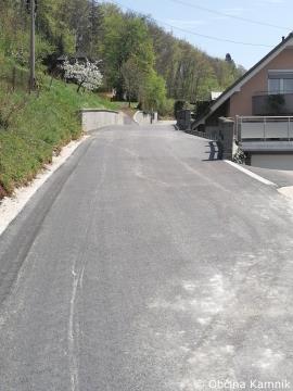 Ureditev odvodnjavanja in na novo asfaltirani del cestišča (3)
